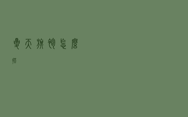 夏天旗袍怎么搭