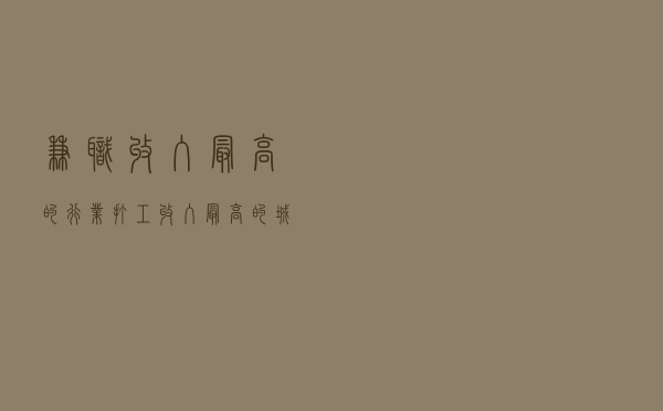 兼职收入最高的行业（打工收入最高的城市）