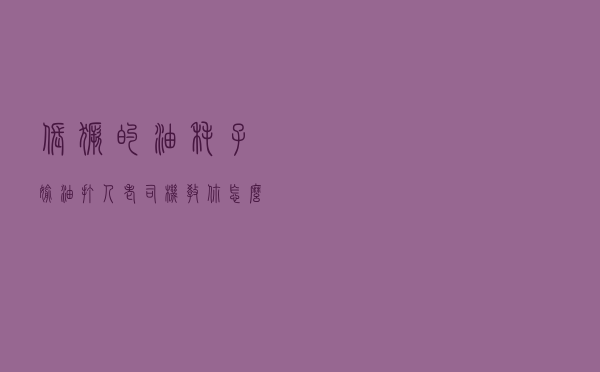 猖獗的“油耗子”偷油打人？老司机教你怎么防范他