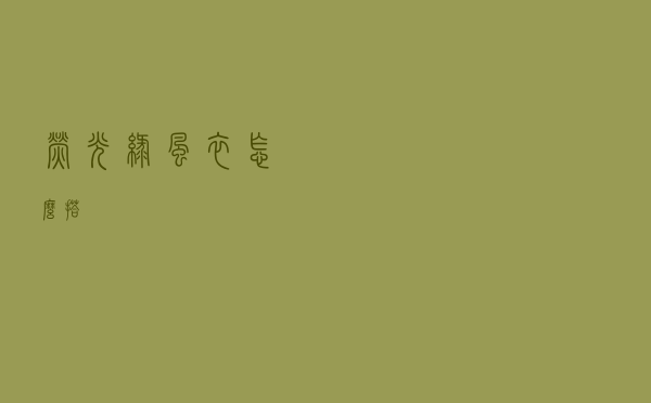 荧光绿风衣怎么搭