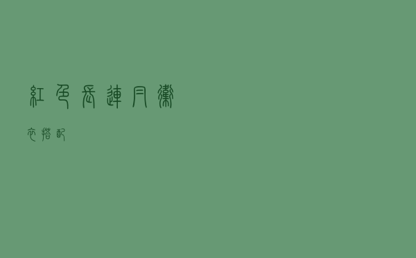 红色长连帽卫衣搭配