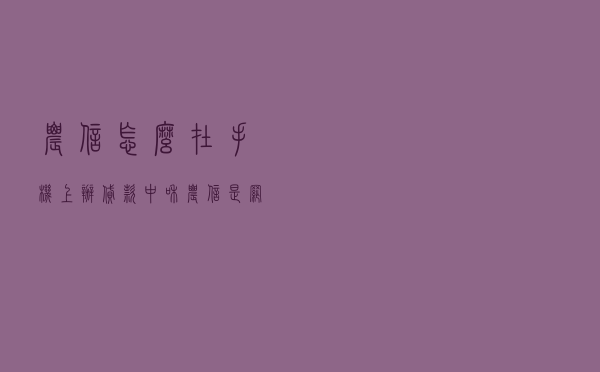 农信怎么在手机上办贷款 「中和农信是网贷吗」