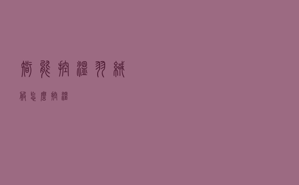 智能控温羽绒服怎么控温