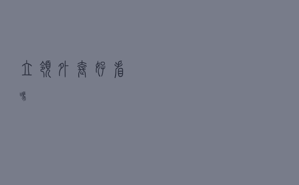 立领外套好看吗