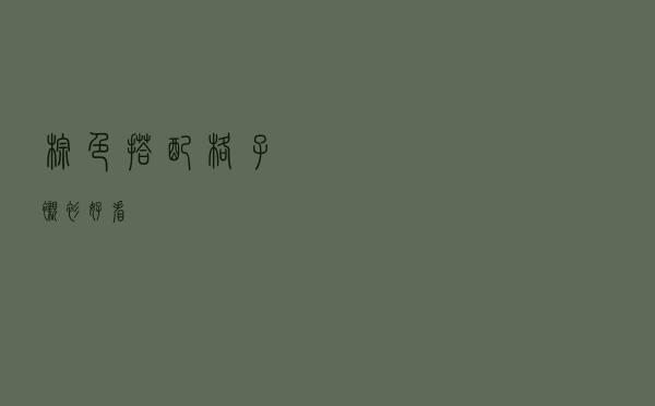 棕色搭配格子衬衫好看