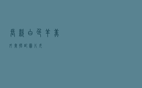 长款白色羊羔外套搭配图片女