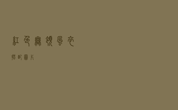 红色无领风衣搭配图片