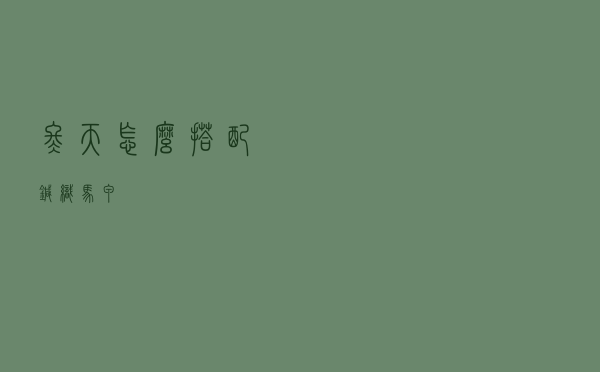 冬天怎么搭配针织马甲