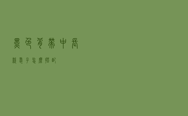 黑色背带中长款裙子怎么搭配