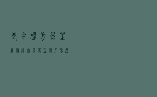 老金磨方黑芝麻丸，陈康康黑芝麻丸怎么样