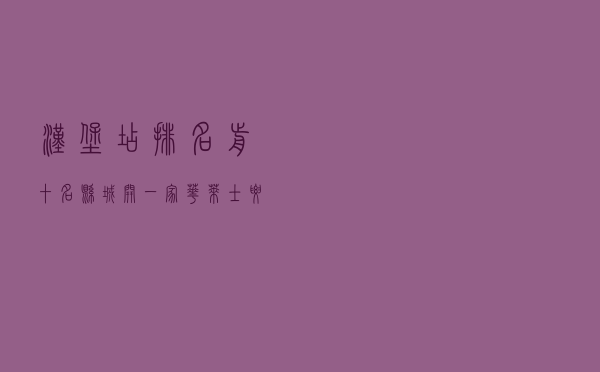 汉堡店排名前十名（县城开一家华莱士要多少钱）