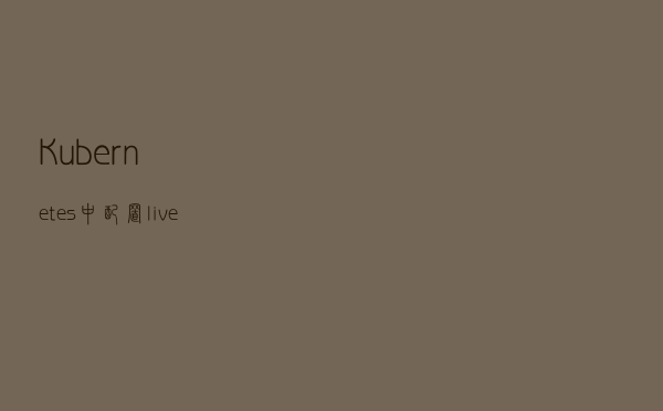 Kubernetes中配置livenessProbe、ReadinessProbe和StartupProbe