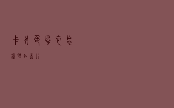 卡其色风衣怎样搭配图片