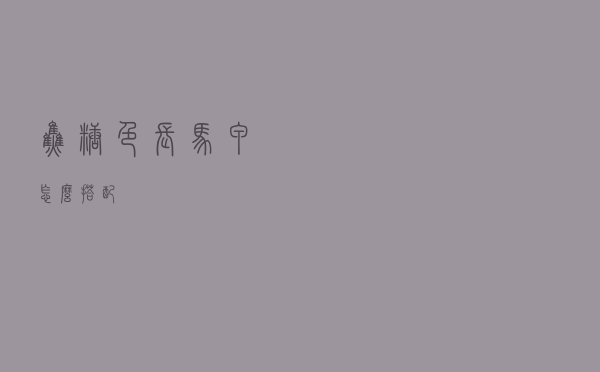 焦糖色长马甲怎么搭配