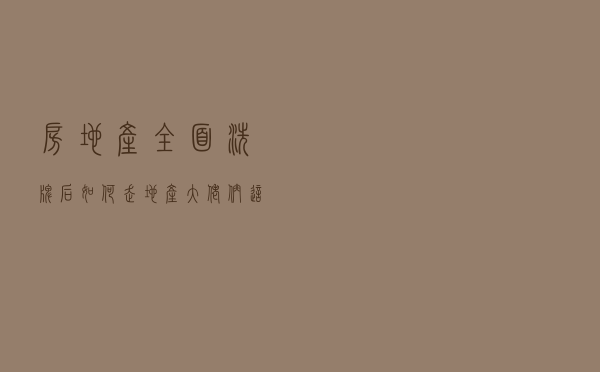 房地产全面洗牌后如何走？地产大佬们这样说