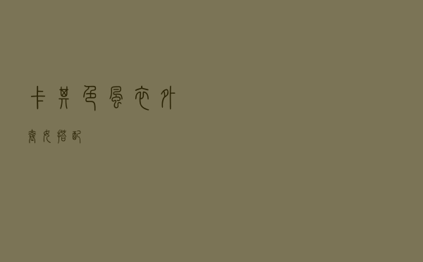 卡其色风衣外套女搭配