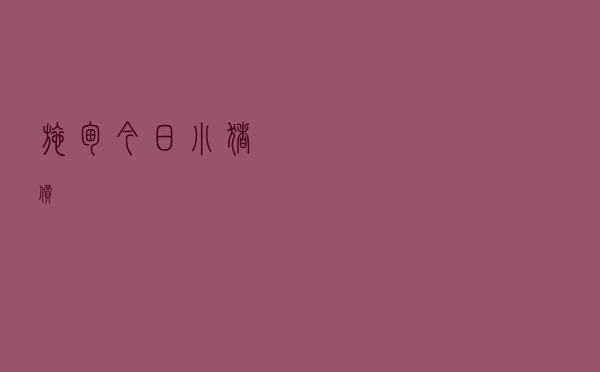 施甸今日小猪价