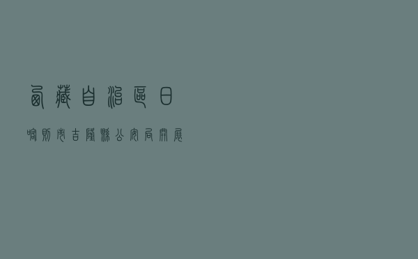 西藏自治区日喀则市吉隆县公安局开展“送法进乡村”普法宣传活动