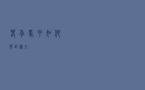 春季马甲如何搭配图片