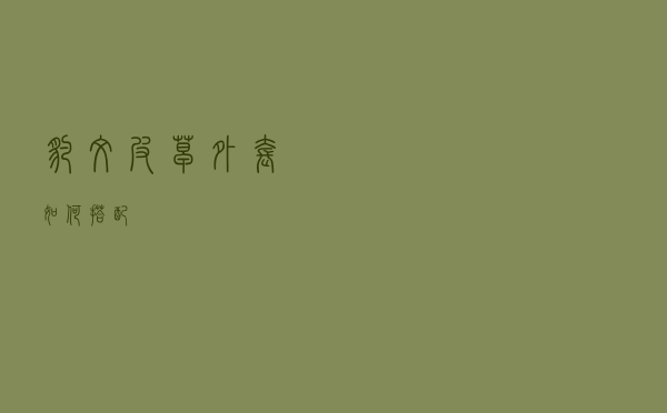 豹纹皮草外套如何搭配