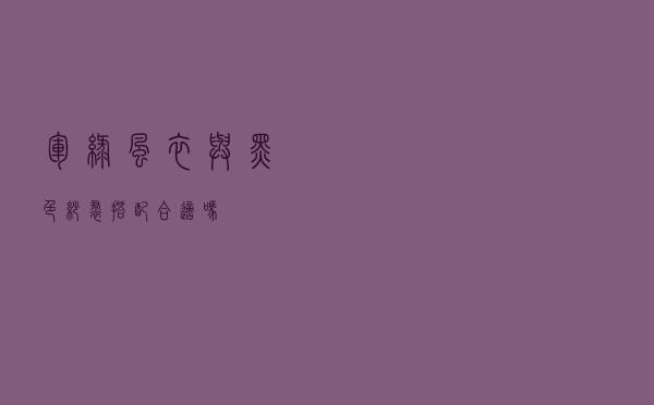 军绿风衣与黑色纱裙搭配合适吗