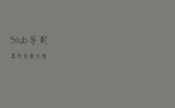 Slub分配器的来龙去脉