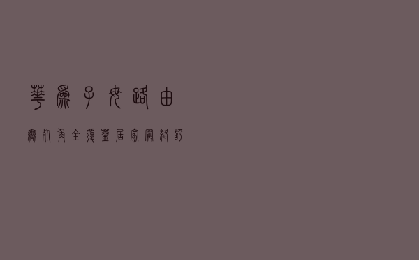 华为子母路由无死角全覆盖，居家网络评测体验