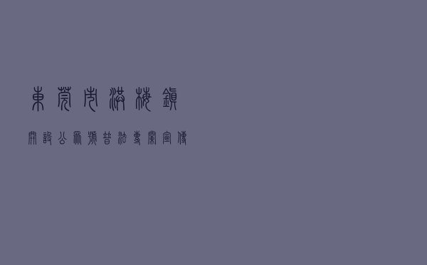 东莞市洪梅镇开设公众号普法专栏宣传民法典