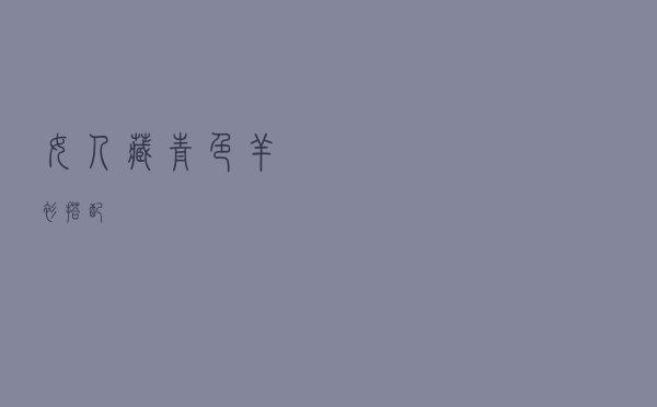 女人藏青色羊衫搭配