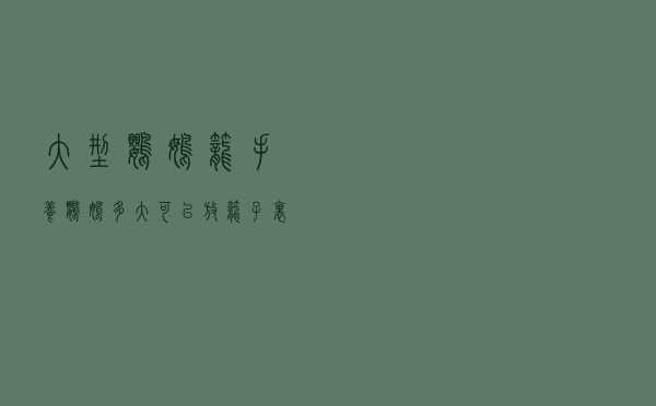 大型鹦鹉笼（手养鹦鹉多大可以放笼子里）