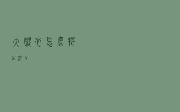 大衬衣怎么搭配裤子