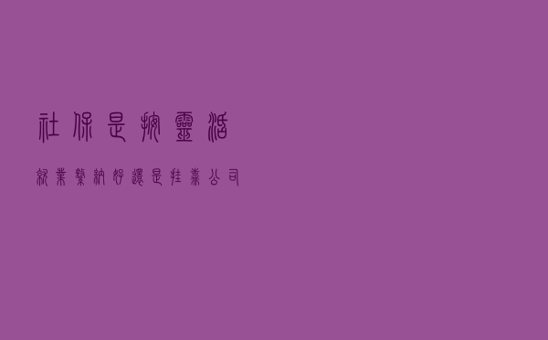 社保是按灵活就业缴纳好还是挂靠公司好？这样交既省钱还可领补贴
