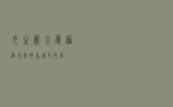 女生戴金属编织表带好看还是皮带