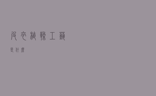 皮衣植鞣工艺是什么