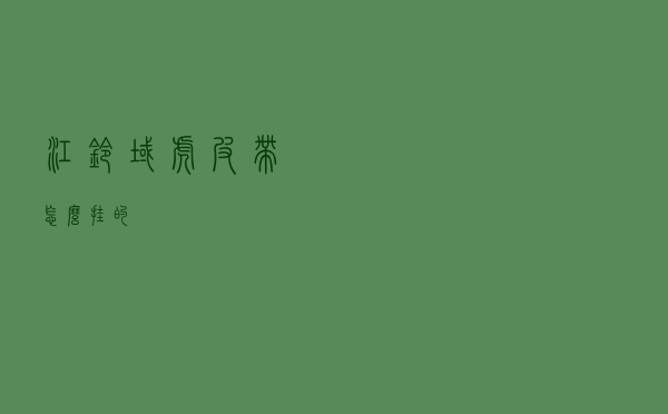 江铃域虎皮带怎么挂的