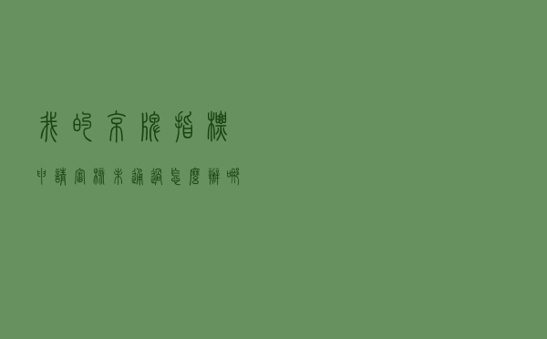 我的京牌指标申请审核未通过怎么办?哪些情况不能复核?八问看懂 我的京牌指标申请审核未通过怎么办?哪些情况不能复核?八问看懂