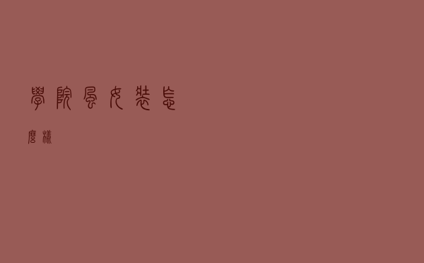 学院风女装怎么样