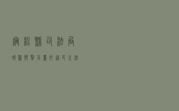 宿松县司法局凝聚乡贤力量打造民主法治乡村
