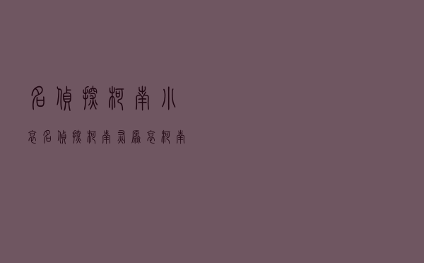 名侦探柯南小哀（名侦探柯南灰原哀柯南日常）