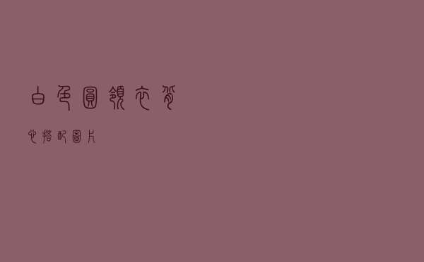 白色圆领衣背心搭配图片