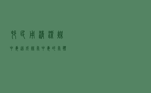 村民用清洁煤中毒，造成煤气中毒的气体是