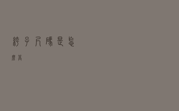 裤子尺码是怎么算