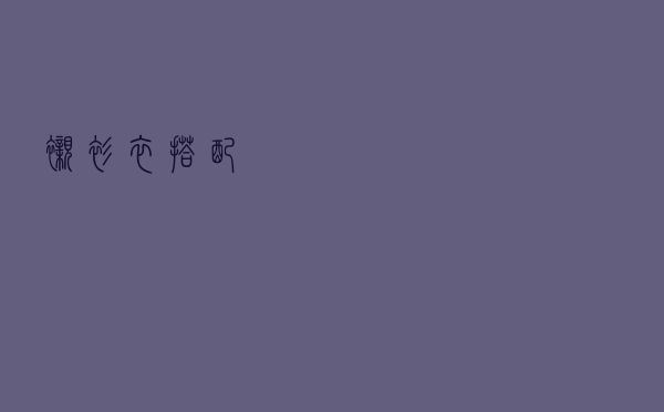 衬衫衣搭配