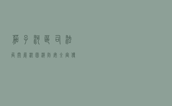 茄子河区司法局开展校园消防安全宣传活动