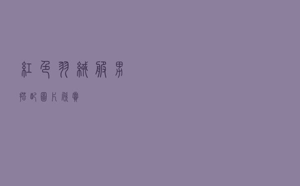 红色羽绒服男搭配图片欣赏