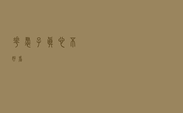 花裙子真心不好看