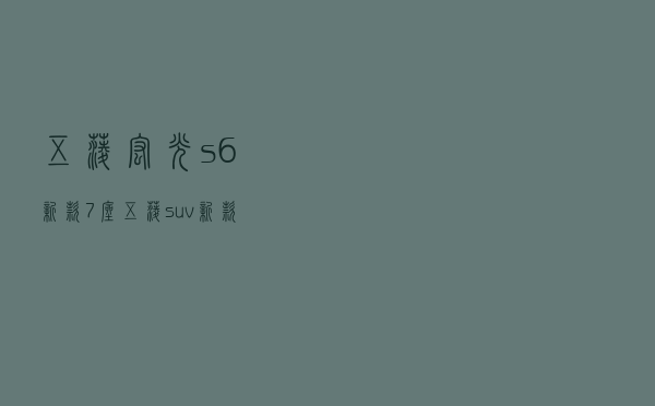 五菱宏光s6新款7座，五菱suv新款s6