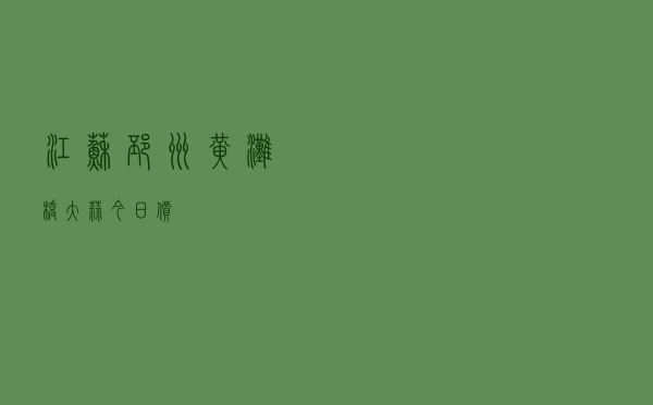 江苏邳州黄滩桥大蒜今日价