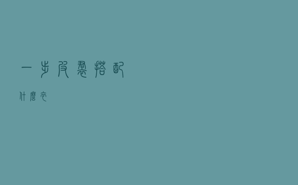 一步皮裙搭配什么衣