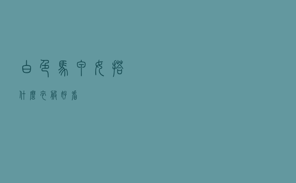 白色马甲女搭什么衣服好看